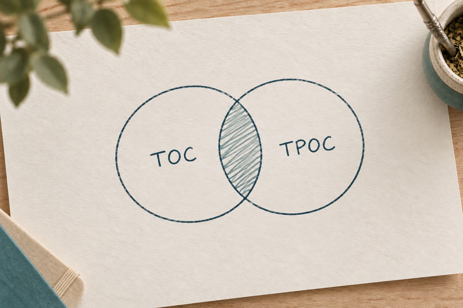 TOC y TPOC: diferencias que suelen generar confusión